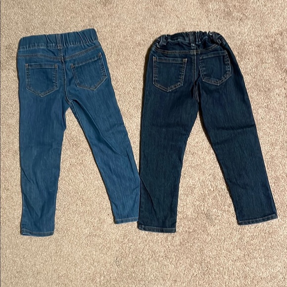 Toddler Girls Jeans Set - Blue and Dark Blue - Picture 4 of 4